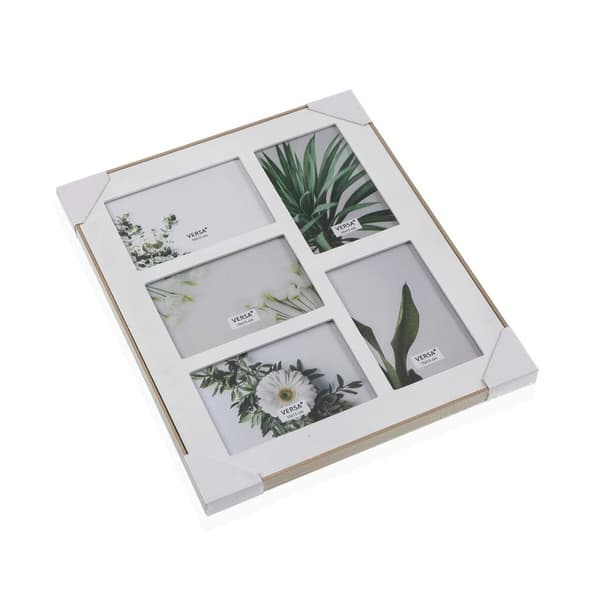 Fotoramme Versa Hvid Træ 36 x 30,5 cm