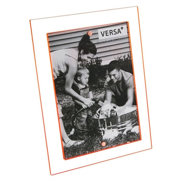 Fotoramme Metal polypropylen Orange - 15 x 20 cm