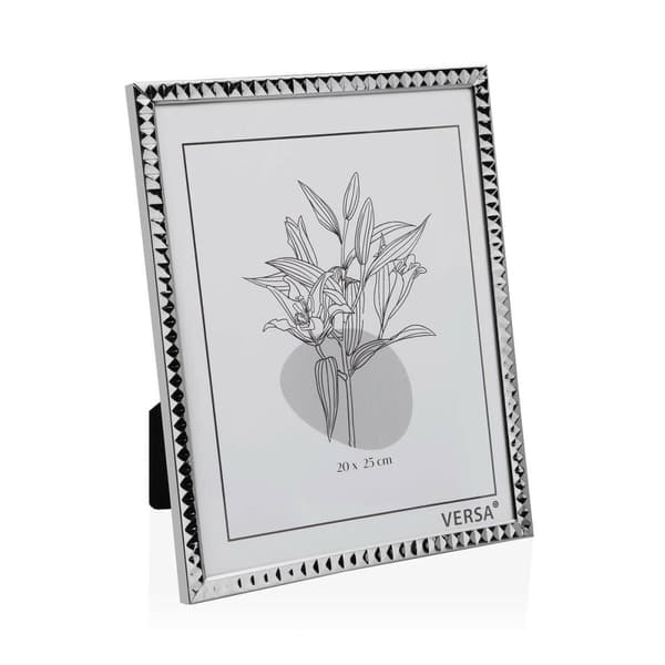 Fotoramme Versa Sølvfarvet Metal Minimalistisk 1 x 25,5 x 20,5 cm (2 enheder)