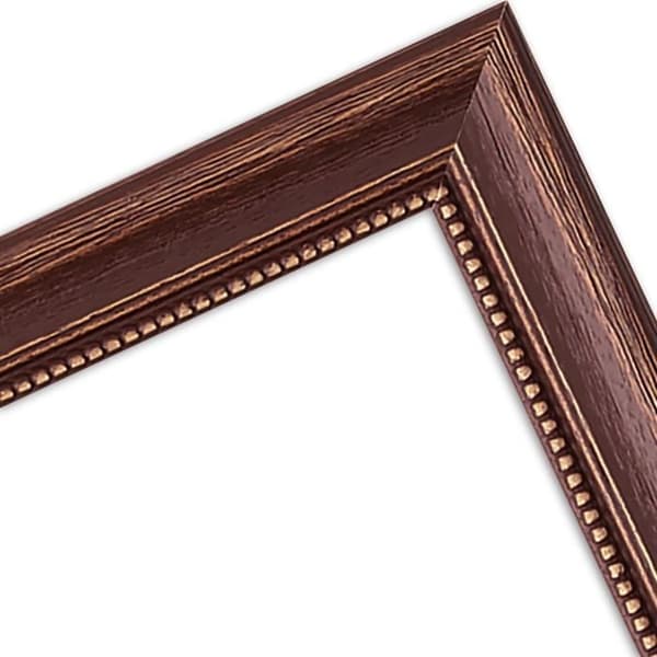 Wandstyle - Tavelram H390 - lantlig stil - massivt trä-normalt glas - brun - 30 x 45 cm