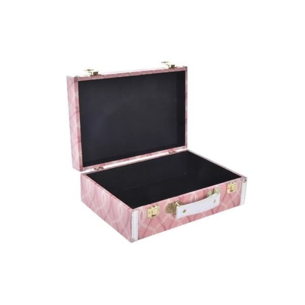 Dekorativa boxset DKD Home Decor Canvas Wood (40 x 31 x 15 cm)