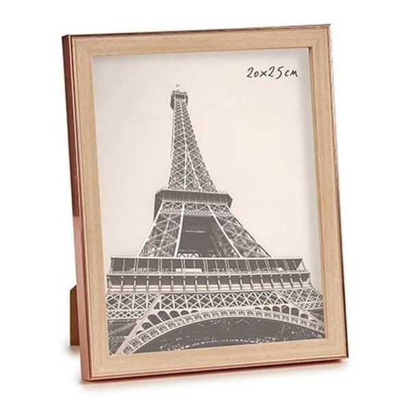 fotoram brunt kopparplastglas (23 x 27 x 2 cm) (6 enheter)
