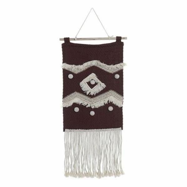 väggdekoration naturröd 45 x 2 x 115 cm boho