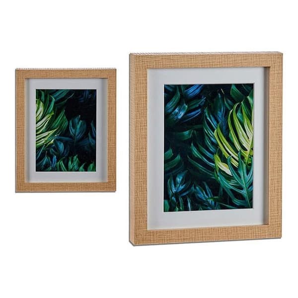 ram med plywoodglasträram (23 x 3 x 28 cm) (23 x 3 x 28 cm)