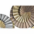 Miniatyrbild 3 av 3: flerfärgad metallväggdekoration orientaliska spiraler (104 x 4,5 x 43 cm)