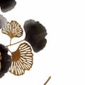 Miniatyrbild 3 av 3: hängande dekoration blommor vägg guld koppar metall (60 x 150 x 7,5 cm)