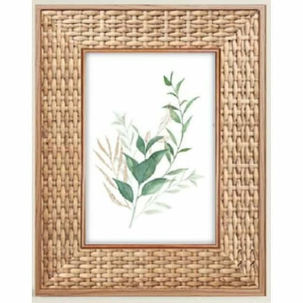 fotoram 26,5 x 2,5 x 32 cm naturligt trä mdf