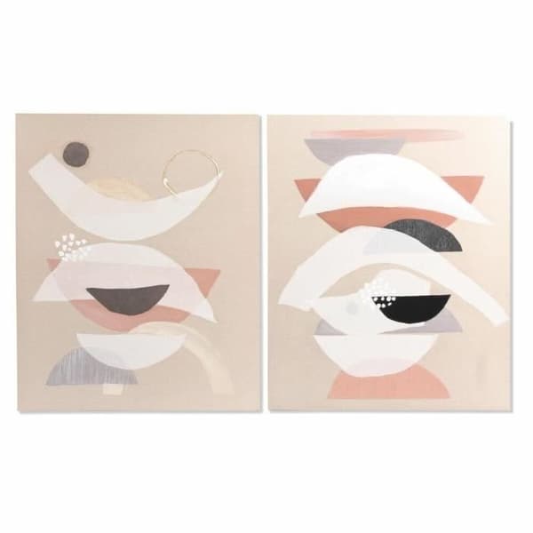 ram 75,5 x 3,7 x 100 cm modern abstrakt (2 enheter)