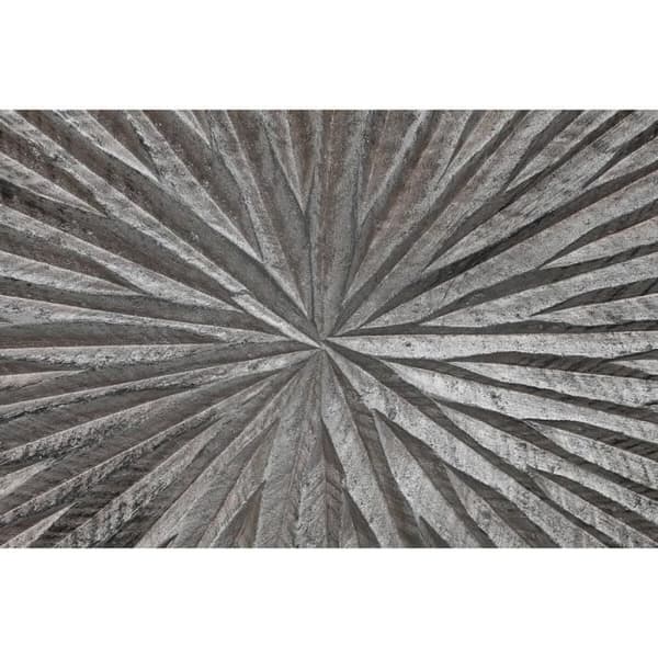 3d väggdekoration 121,5 x 2,5 x 122 cm silver modern
