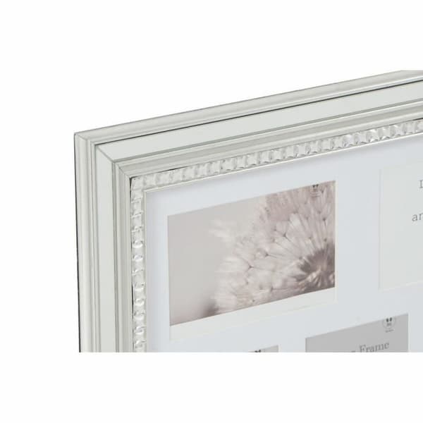 lyx fotoram 46,5 x 2 x 40 cm traditionellt polystyren guld silverglas (2 enheter)