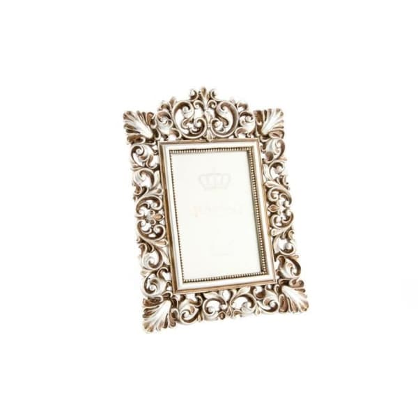 fotoram 18 x 2 x 25 cm gyllene harts shabby chic