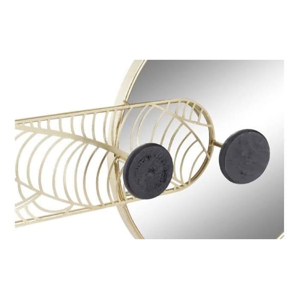 DKD Home Decor Wall Mirror Järnspegel (44 x 7 x 25 cm)