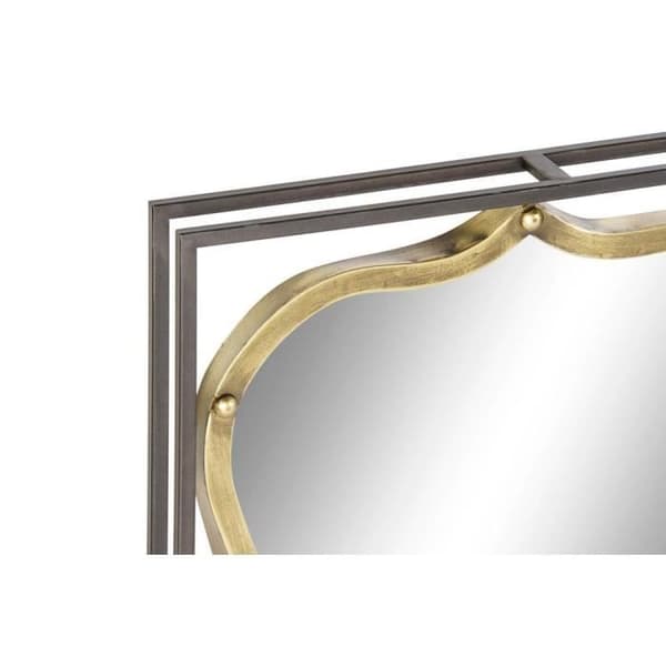 DKD Home Decor Metal Väggspegel (51,5 x 12 x 65 cm)