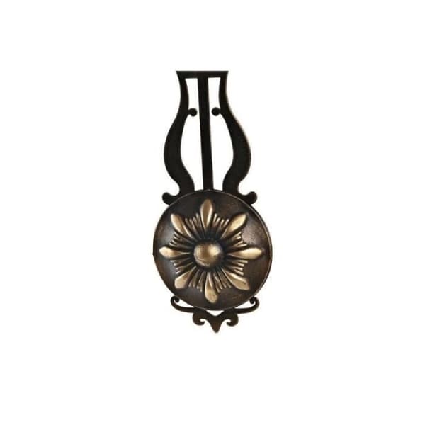 Väggklocka - LANA DECO - Svart Guld Glas - 27 x 7,5 x 57,5 cm - Modern Design - Att Hänga