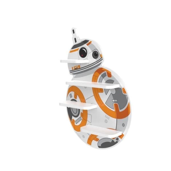 Star Wars BB-8 vägghylla - Star Wars - Vit - Barn - Flerfärgad - 33,6x50x8 cm