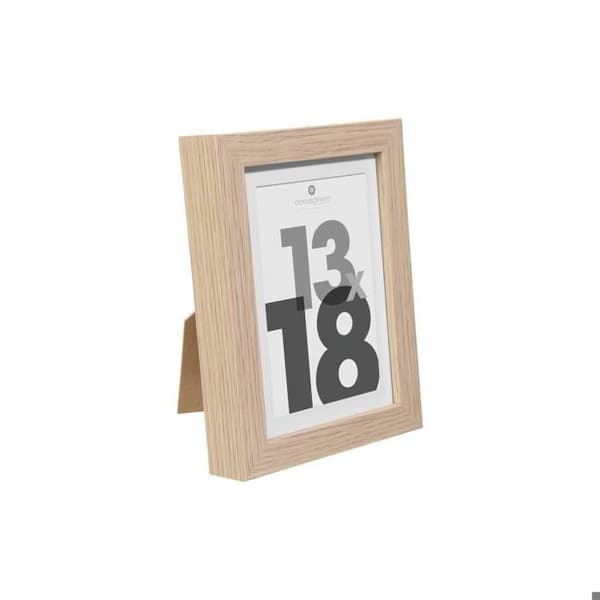 Fotoram - ATMOSPHERA - Eva - MDF trä och glas - 13x18 cm - Beige