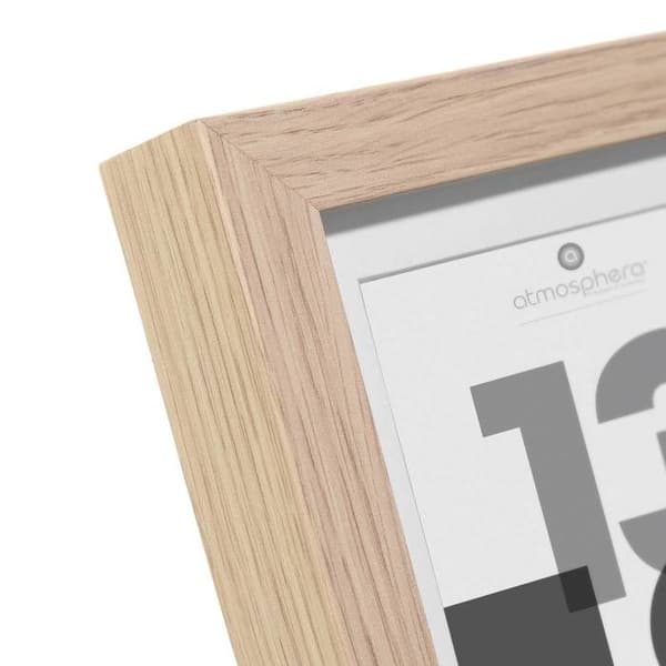 Fotoram - ATMOSPHERA - Eva - MDF trä och glas - 13x18 cm - Beige