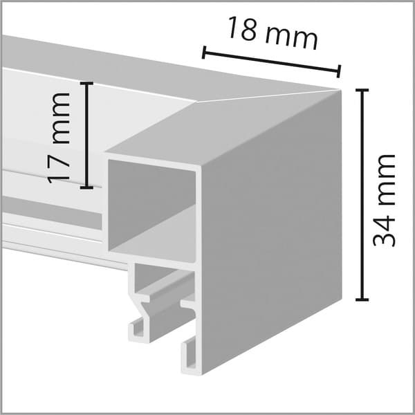 Sigel SI-GA302 Galleri Ram 40x50cm Aluminium Silverfärgad