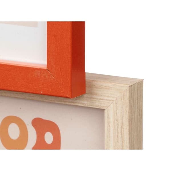 Fotoram 411408B Multicolour Metall Trä MDF (6 antal)