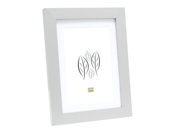 Deknudt S66KD1 P1, Enkel bilderamme, Glass, Tre, Sølv, Bord, Vegg, 30 x 30 cm, Rektangulær