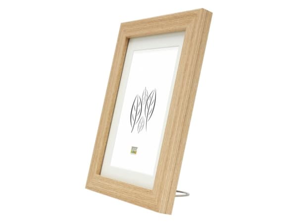 Deknudt S66KH1 P1, Enbildsram, Glas, Trä, Självtorkning, Bord, Vägg, 30 x 30 cm, Rektangulär