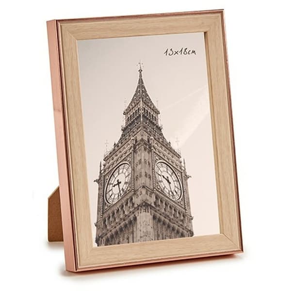 Kuvakehys Ruskea Kupari Muovinen Lasi (15,6 x 2 x 20,7 cm) (6 osaa)