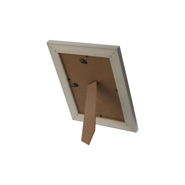 Fotoramme Home ESPRIT Sølvfarvet Krystal polystyren Romantisk 20,5 x 1,5 x 25,5 cm
