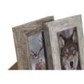 Miniatyrbillede 2 af 3: Fotoramme Home ESPRIT Hvid Natur Krystal polystyren Skandinavisk 14,5 x 2 x 20 cm (2 enheder)