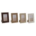 Miniatyrbillede 1 af 3: Fotoramme Home ESPRIT Brun Beige Fløjl Krystal Moderne 19 x 2 x 24 cm (4 enheder)