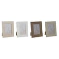 Miniatyrbillede 1 af 3: Fotoramme Home ESPRIT Hvid Brun Beige Elfenben Krystal polystyren Marmor Skandinavisk 16 x 2 x 21 cm (4 enheder)