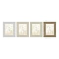 Miniatyrbillede 1 af 2: Fotoramme Home ESPRIT Hvid Beige Krystal polystyren Marmor Skandinavisk 21 x 2 x 26 cm (4 enheder)