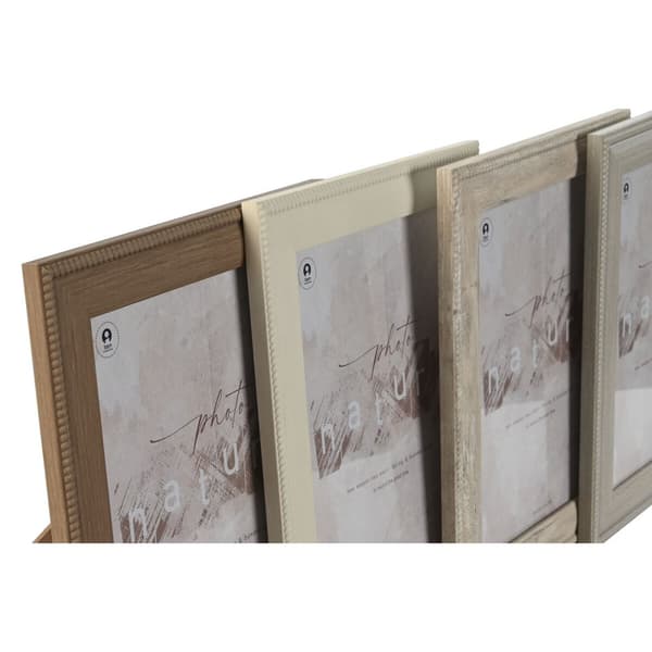 Kuvakehys Home ESPRIT Ruskea Beige Kerma Luonnollinen Kristalli polystyreeni 26,2 x 1,6 x 31,2 cm