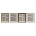 Pikkukuva 1 / 3: Kuvakehys Home ESPRIT Ruskea Beige Luonnollinen Norsunluu Kristalli polystyreeni Skandinaavinen 34 X 2 X 38 cm (4 osaa)