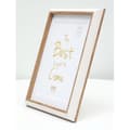 Miniatyrbild 3 av 4: Deknudt Fotoram S46wg (mdf) Med 13x18 vit matta (10x15 fönstermatta) Ljus trä
