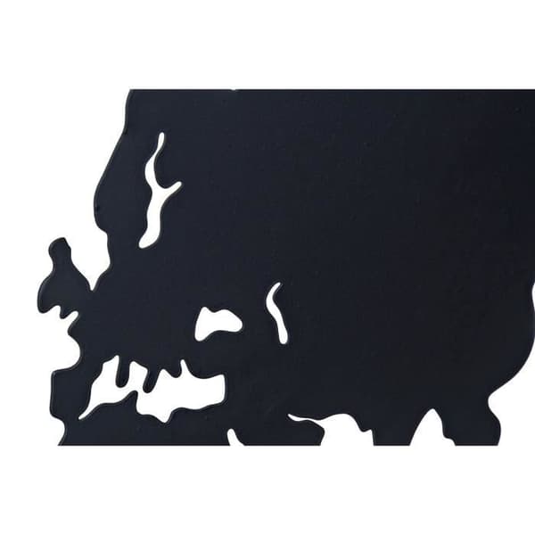 VÄGGDEKORATION Metall Vägglampa Set om 3 40cm Världskarta