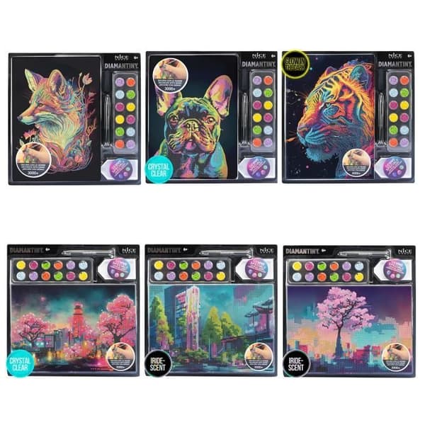 DIAMANTINY - FÄRG MED NUMMER, MULTICOLOR, A4, 96600