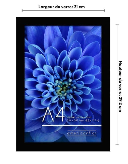 Ram för foto Americanflat - A4BLK-2PACK