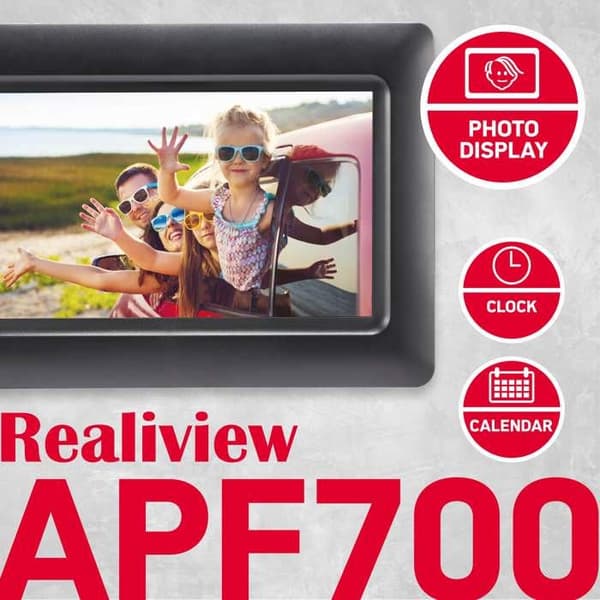 Digital Fotoram - AGFA PHOTO - Realiview APF700 - 7 Tum - LED 1024x600 - Programmerbar