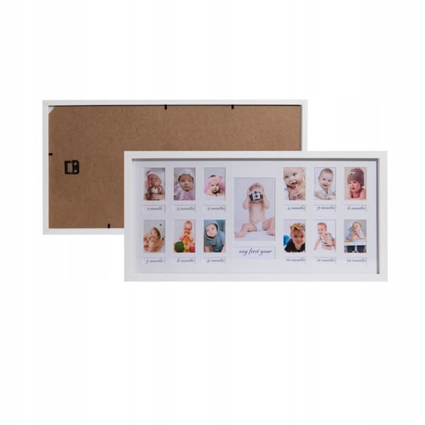 Fotoramme multi-frame hvid 1 år gammel baby