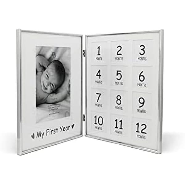Ramfoto - ZILVERSTAD - Första året - 13 bilder - Silver - Metall - Rektangulär