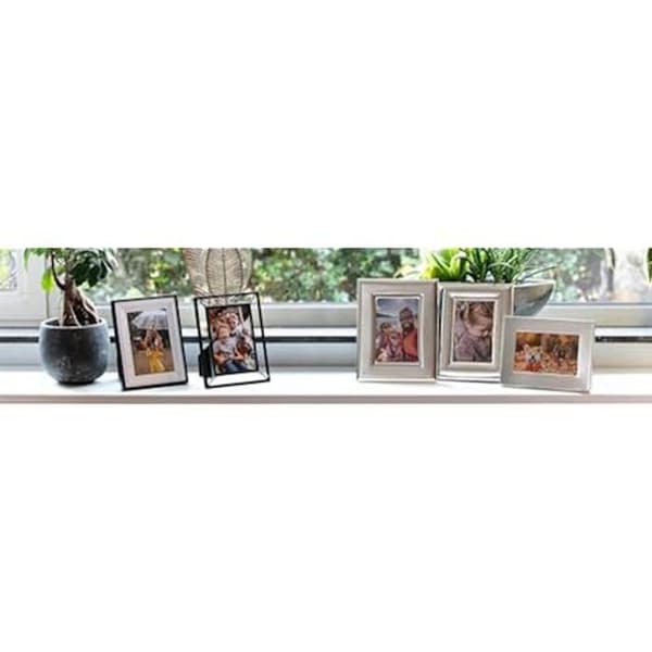 Fotoram - ZILVERSTAD - Paris - 10x15 cm - Lackad silverfärg - Nutida - Rektangulär