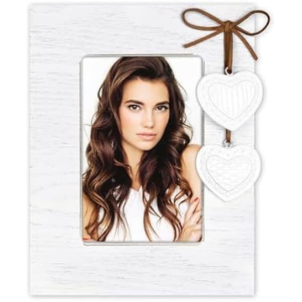 Ramar - ZEP - Melissa White - Vit trä - 10 x 15 cm - Romantisk stil