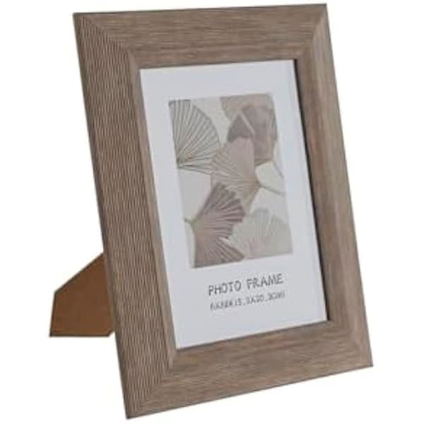 Fotoram - HOME ESPRIT - Flerfärgad - 21,4 x 1,8 x 26,5 cm - Glas och polystyren - Modern design
