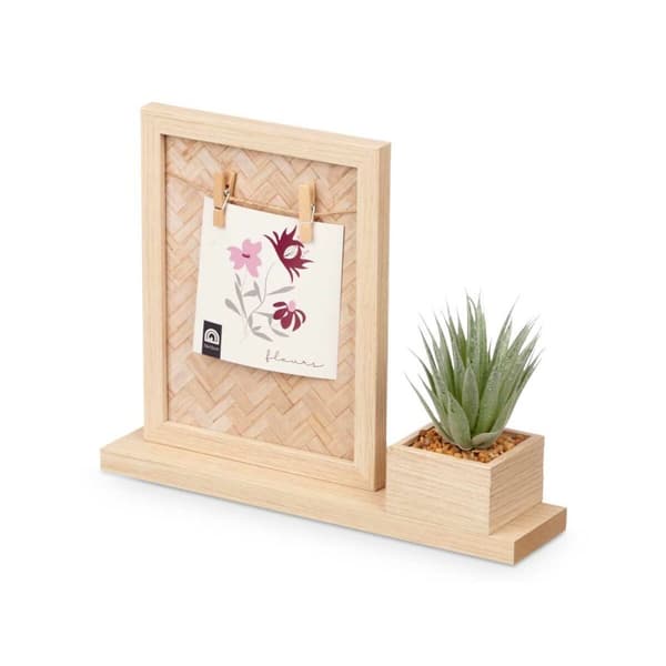 Fotoram 411096 Naturell Plast Trä MDF (8 antal)