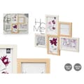 Pikkukuva 3 / 5: Kuvakehys 411408K Luonnollinen Metalli Puu MDF (8 osaa)