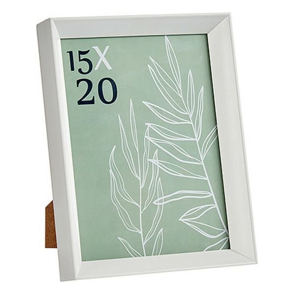 Fotoramme WPC0235MG-3-WH Hvit Glass Plast (6 enheter)