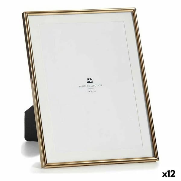 Fotoram MS61001-MAT GOLD Gyllene Glas Stål (12 antal)