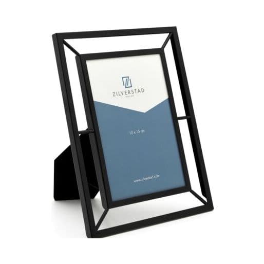 Svart modern stående fotoram 10x15 | Mått: 10x15cm | SKU: ZV7675032