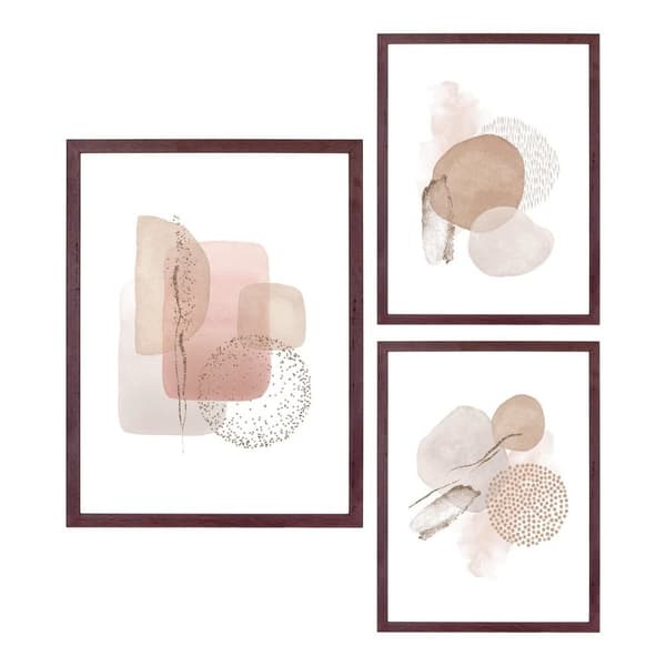 Rootz Aspen Frame Set - Frame Set - Seinakehykset - Kodin sisustus - Tummanruskea - 30x21x1.5cm - 40x30x1.5cm