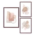 Pikkukuva 1 / 4: Rootz Aspen Frame Set - Frame Set - Seinakehykset - Kodin sisustus - Tummanruskea - 30x21x1.5cm - 40x30x1.5cm